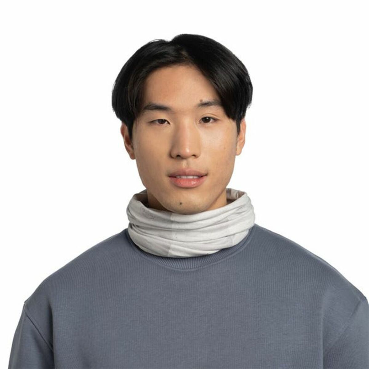Nekwarmer Buff Original Ecostretch Tifir Ash Grijs