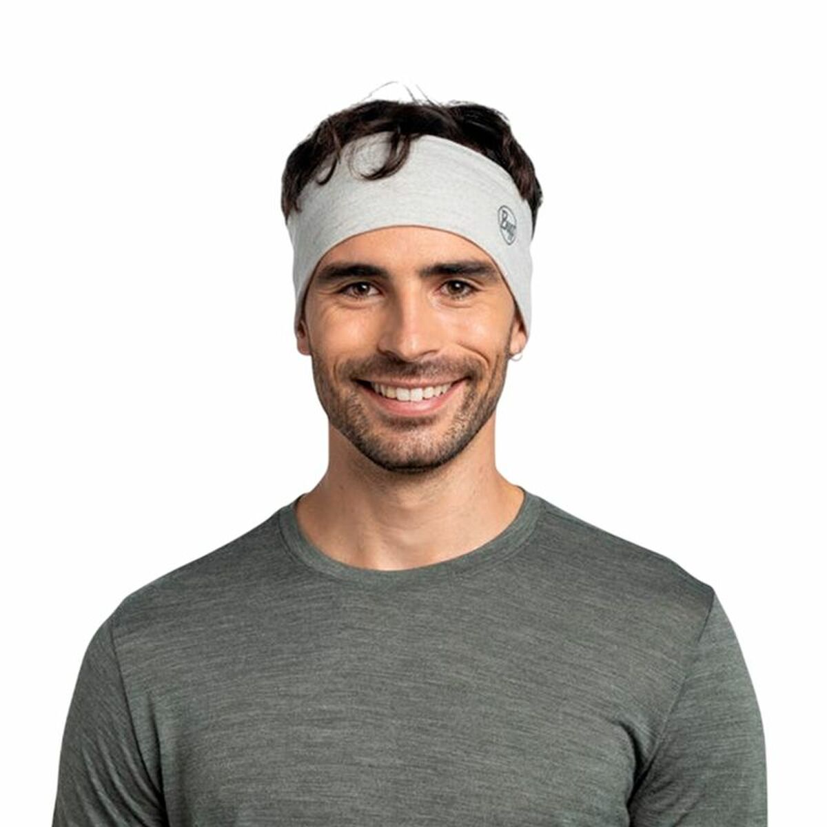 Image secondaire de Bandeau de Sport pour la Tête Buff Solid Cloud Gris