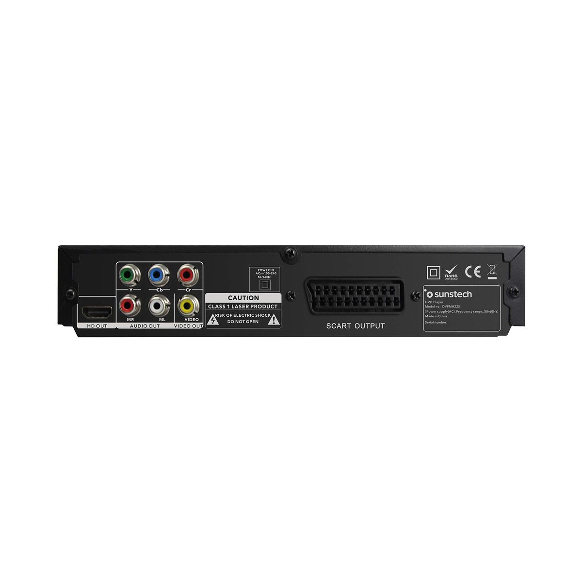 Picture of DVD and TDT Player Sunstech DVPMH225 Black (Refurbished A)