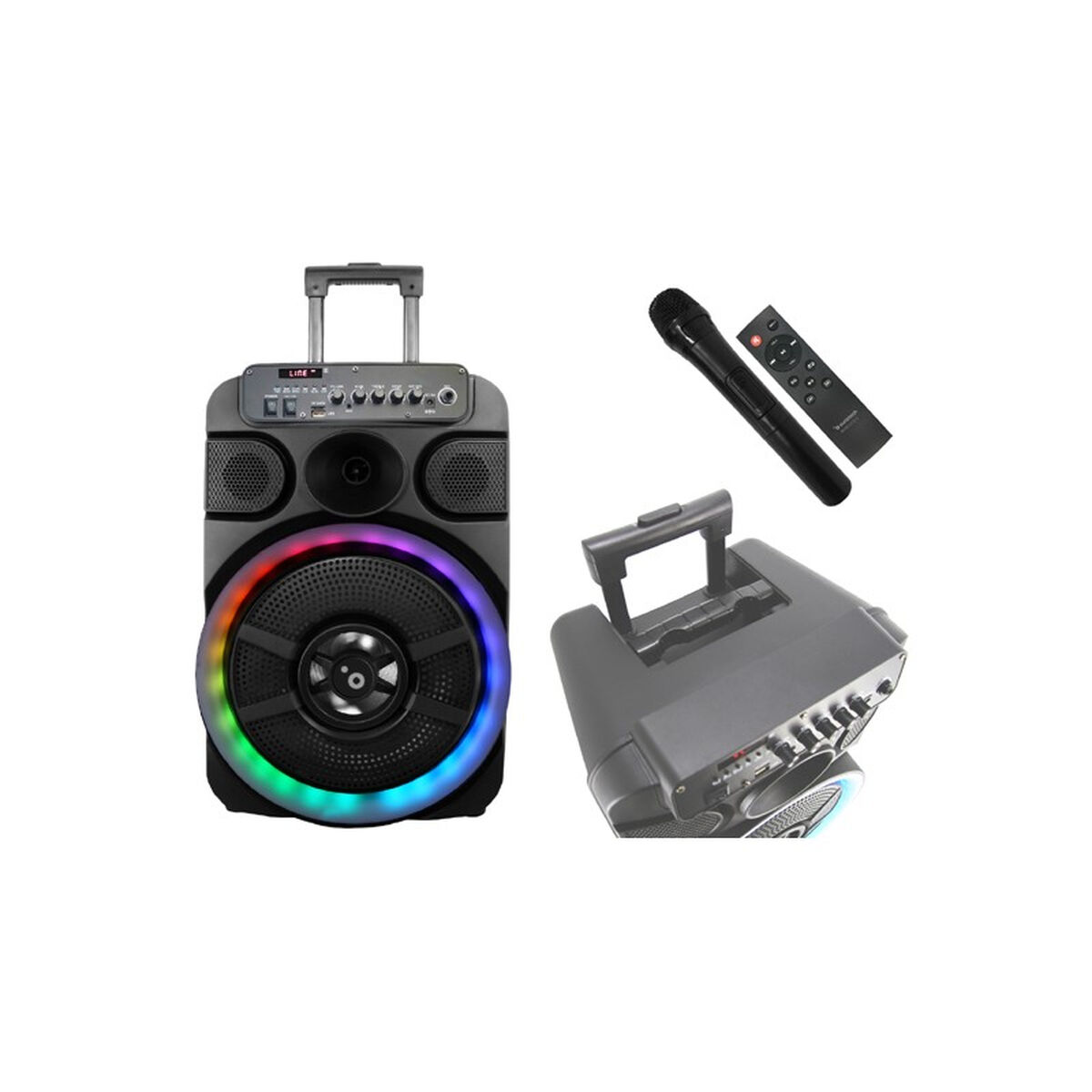 Bild von Portable Bluetooth Speakers Sunstech Muscles 12 Black