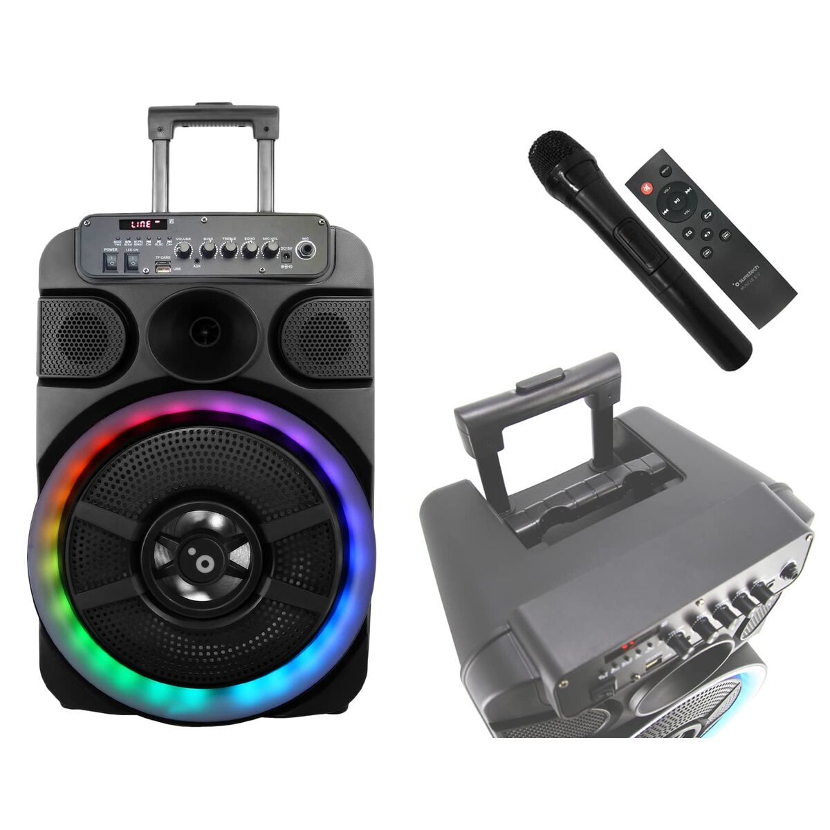 Bild von Portable Bluetooth Speakers Sunstech Muscles 12 Black