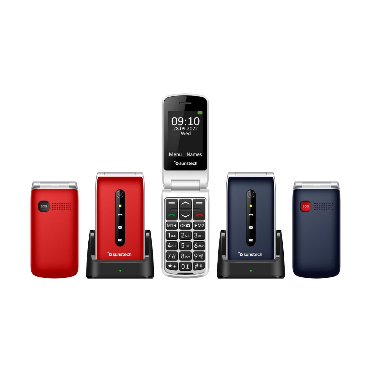 Picture of Mobile phone Sunstech CELT18BL Blue 2.4"