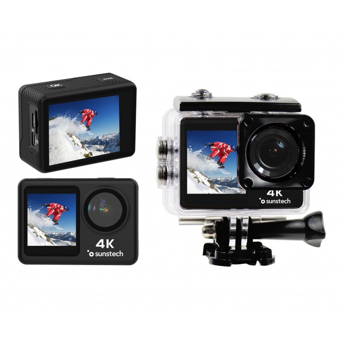 Bild von Sports Camera Sunstech ADVENTURE4KBK Black