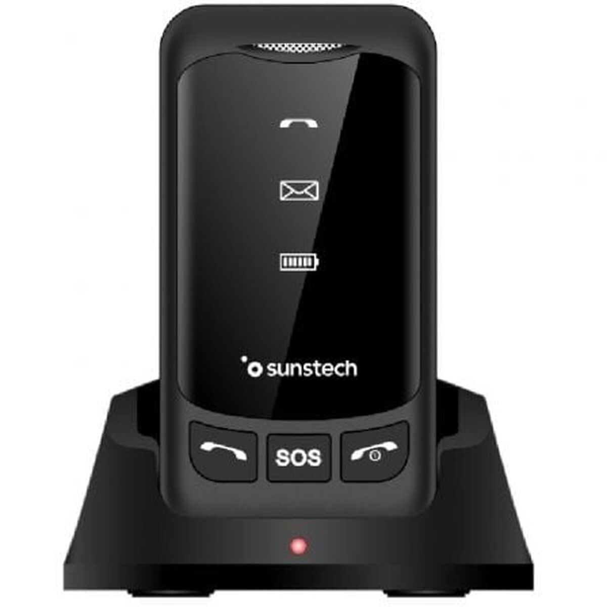 Picture of Mobile telephone for older adults Sunstech CELT25BK Black 2,4” QVGA