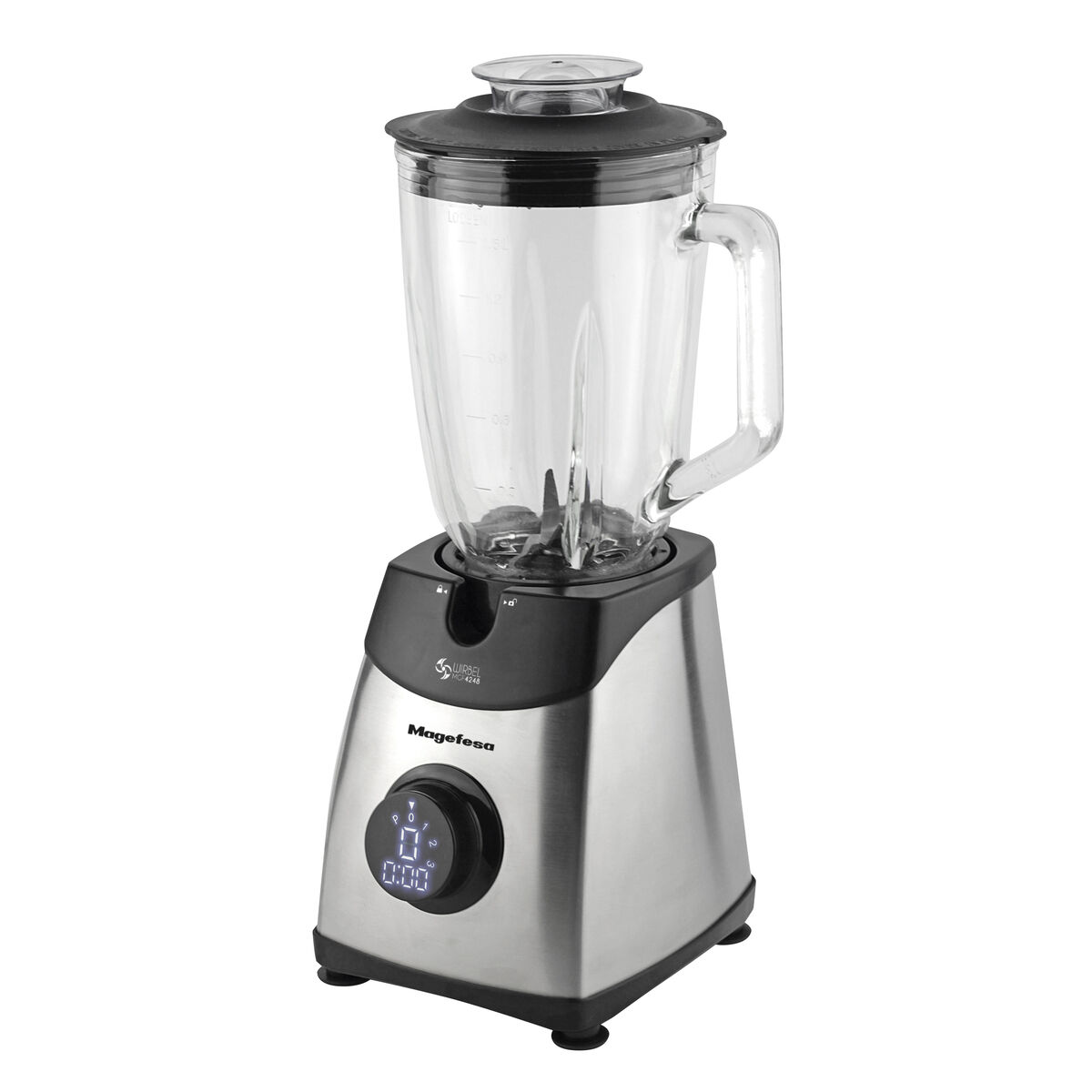 Bol mixeur Magefesa MGF4248 Argenté 1800 W 1,5 L