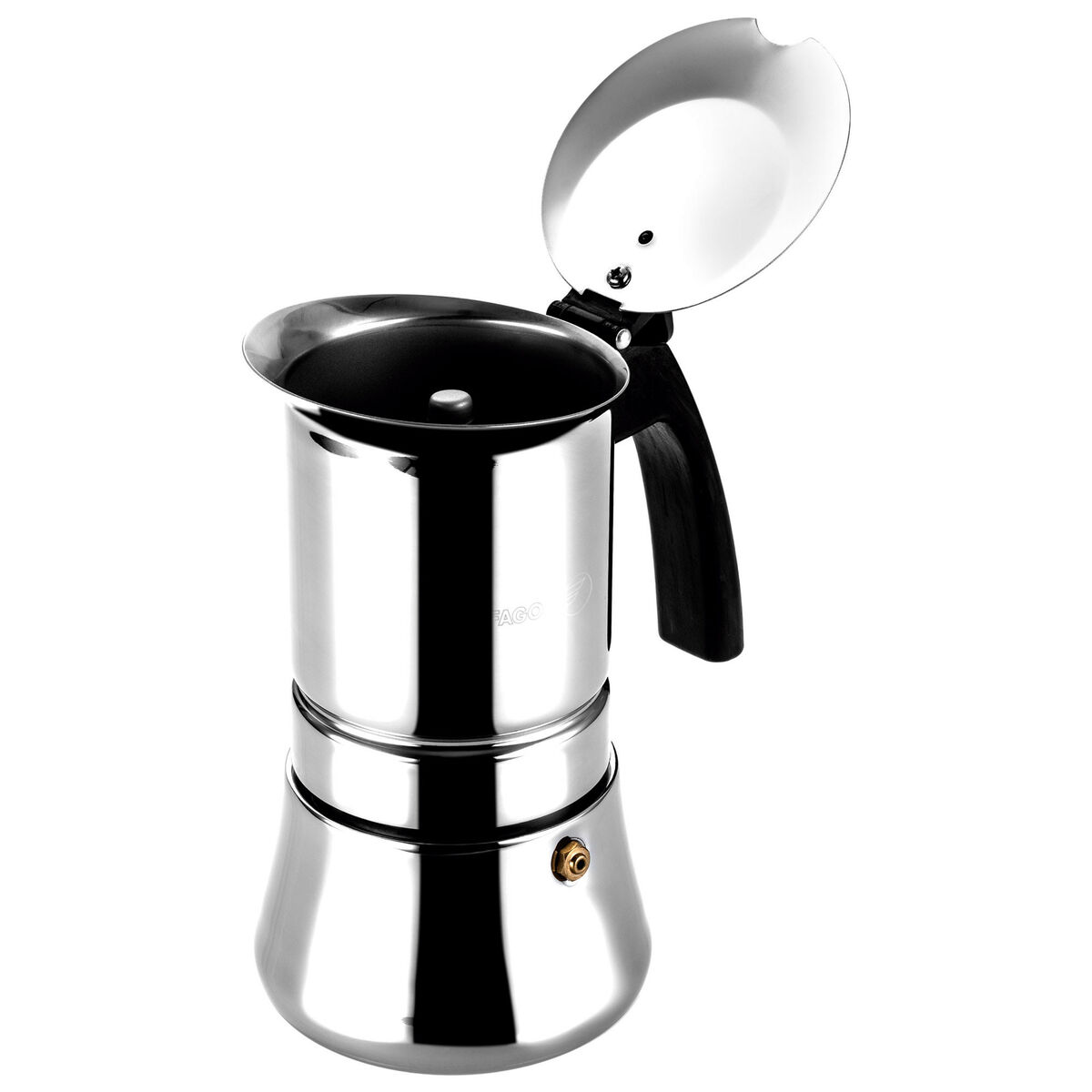 Italiaanse Koffiepot Fagor Roestvrij staal