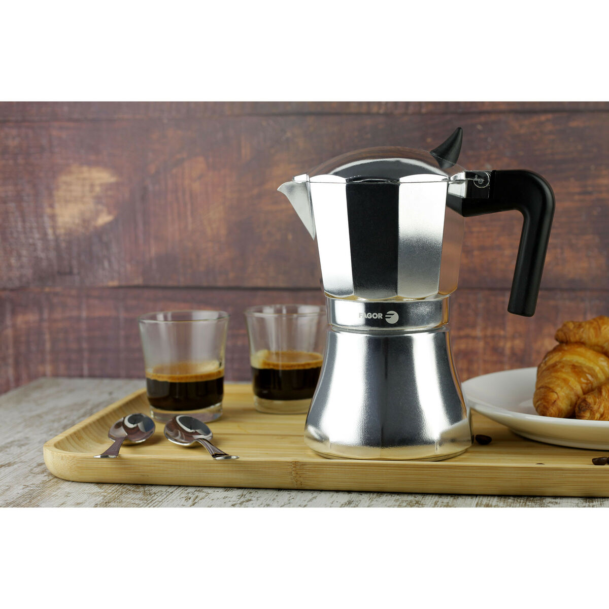Italiaanse Koffiepot Fagor Aluminium