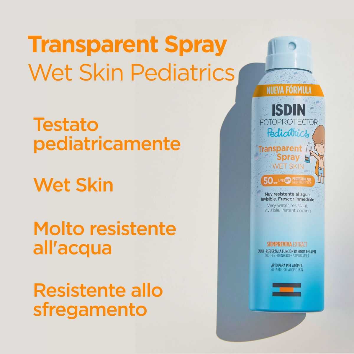 Body Zonnebrandspray Isdin Fotoprotector Pediatrics Transparant Spf 50 250 ml