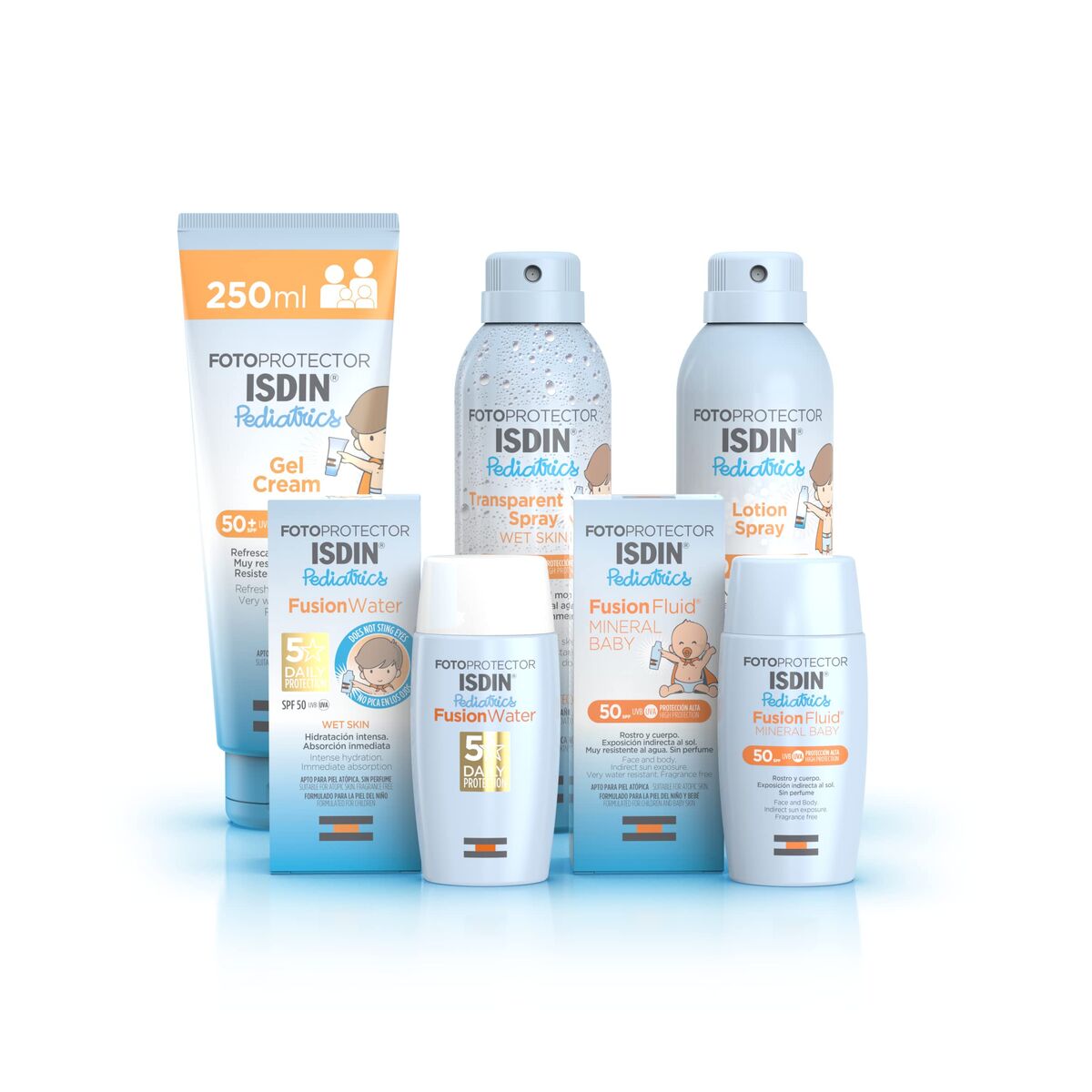 Body Zonnebrandspray Isdin Fotoprotector Pediatrics Transparant Spf 50 250 ml