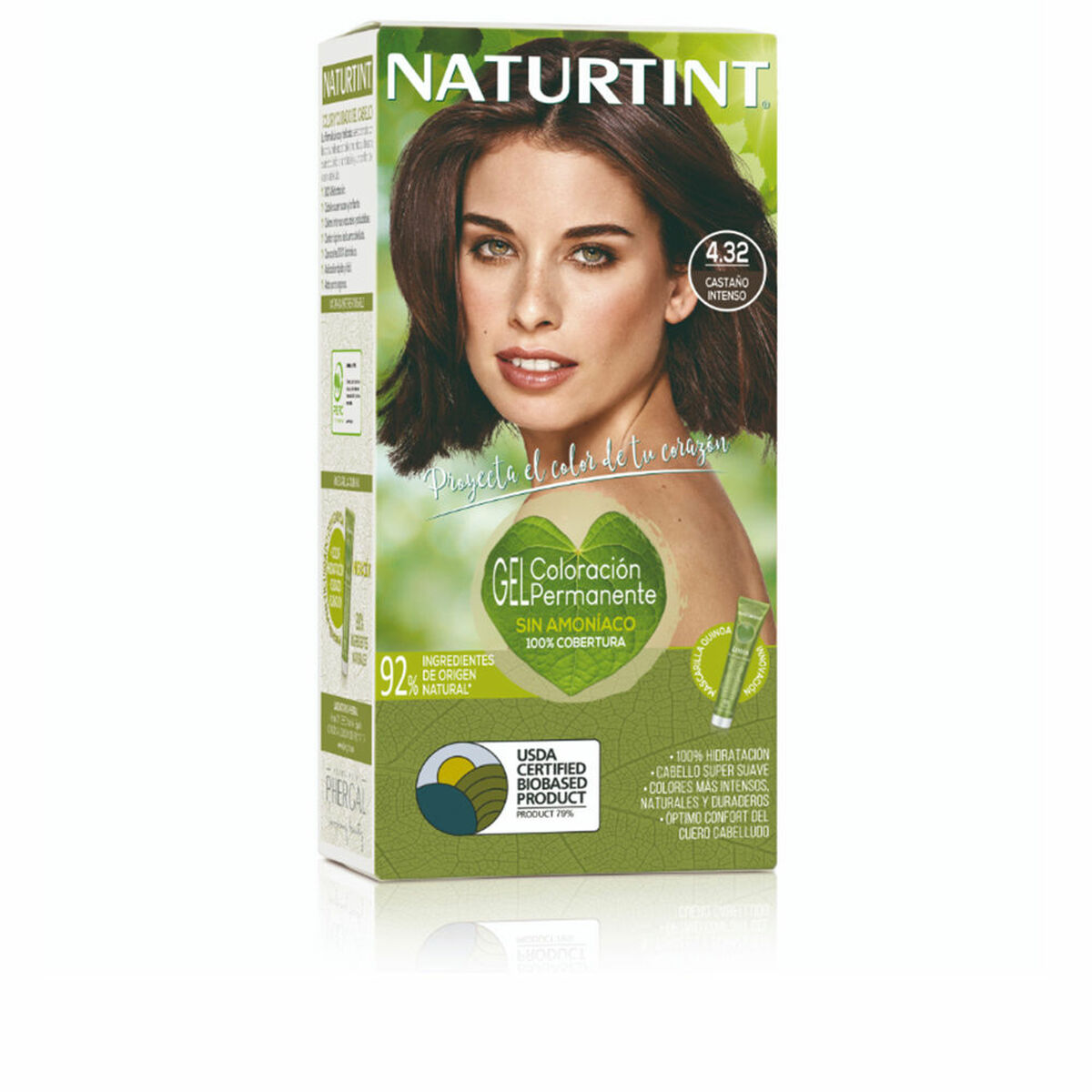 Μόνιμη Βαφή Naturtint NATURTINT COLORACIÓN 4.32-Castaño Intenso 170 ml