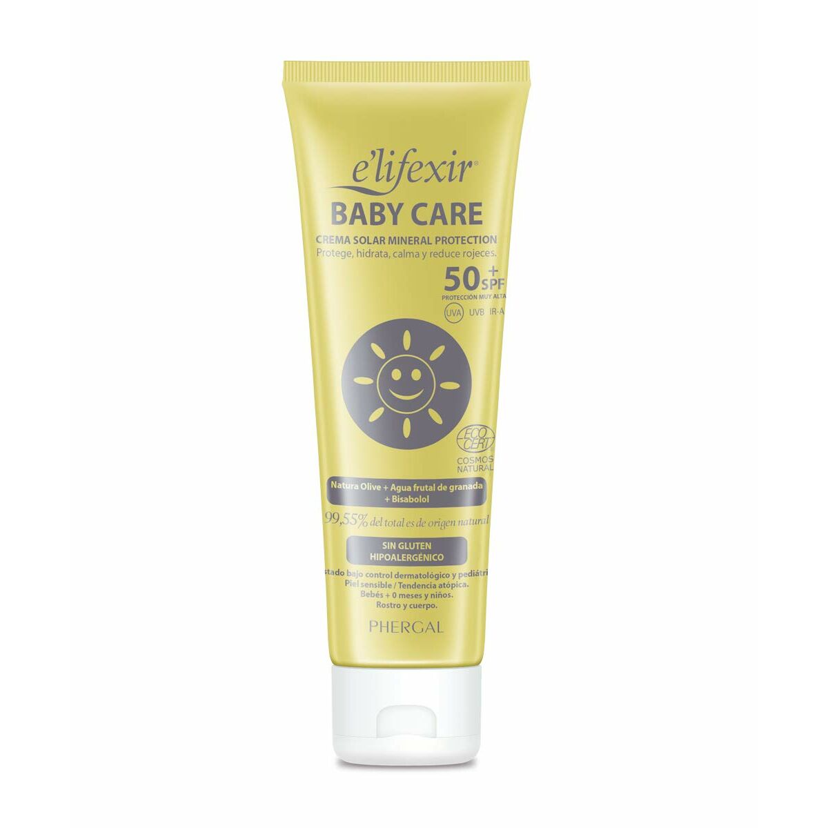 Слънцезащитен крем за лице Elifexir Mineral Protection 10...