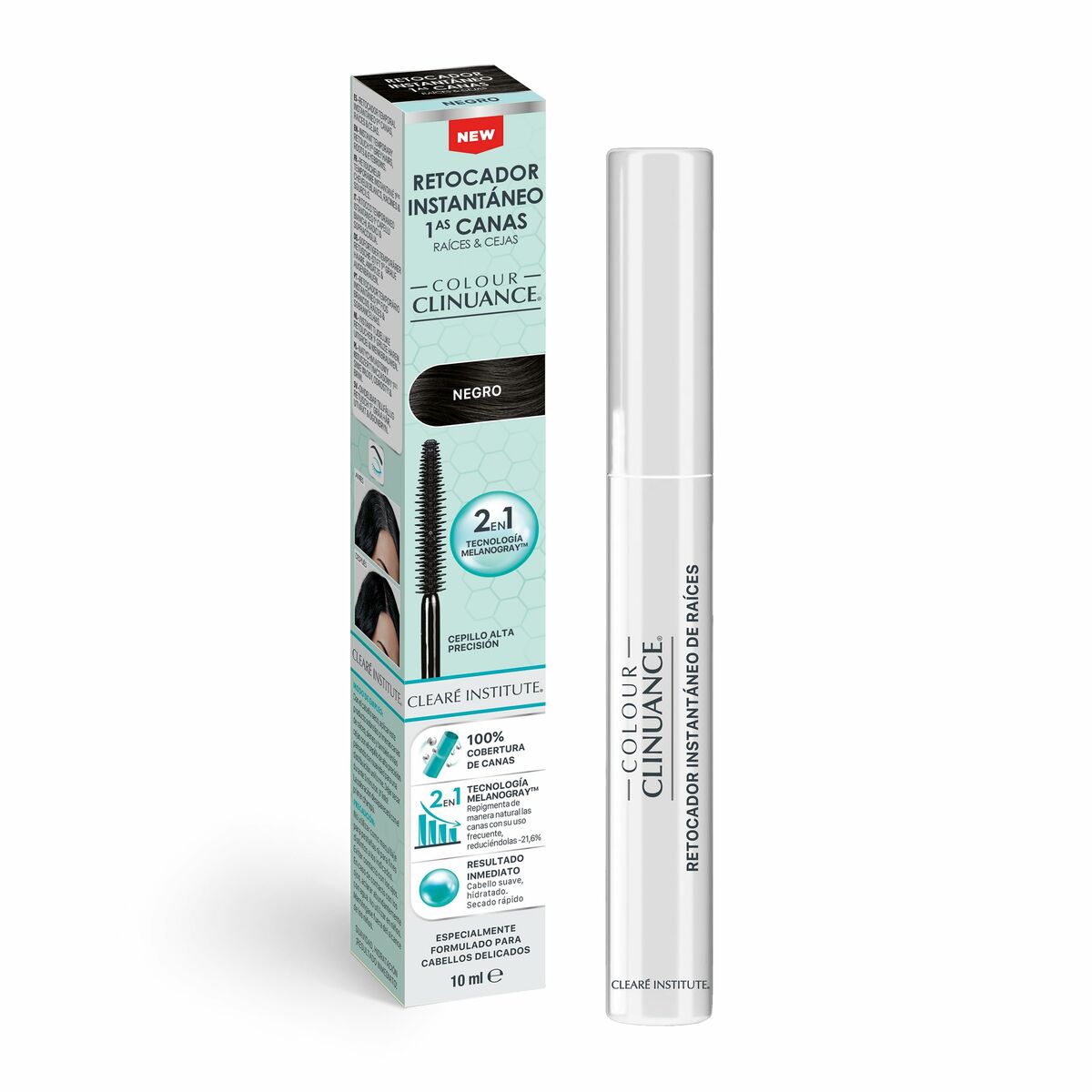 Βαφή για τα Φρύδια Clearé Institute COLOUR CLINUANCE Μαύρο 10 ml