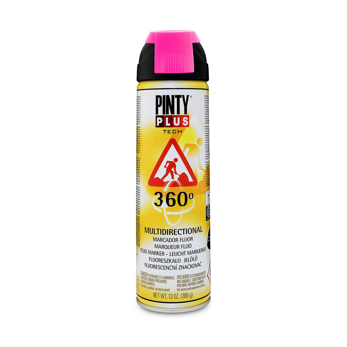 Peinture en spray Pintyplus Tech T184 360º Fuchsia 500 ml
