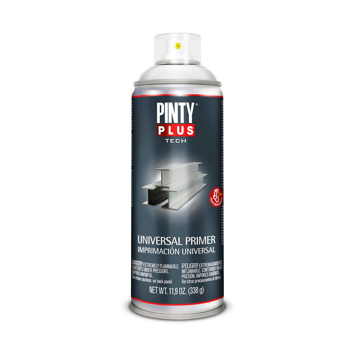 Peinture en spray Pintyplus Tech I101 Universel 400 ml Apprêt Blanc