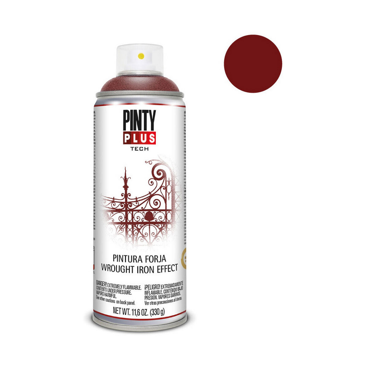Sprayverf Pintyplus Tech FJ825 IJzerwerk 400 ml Rood