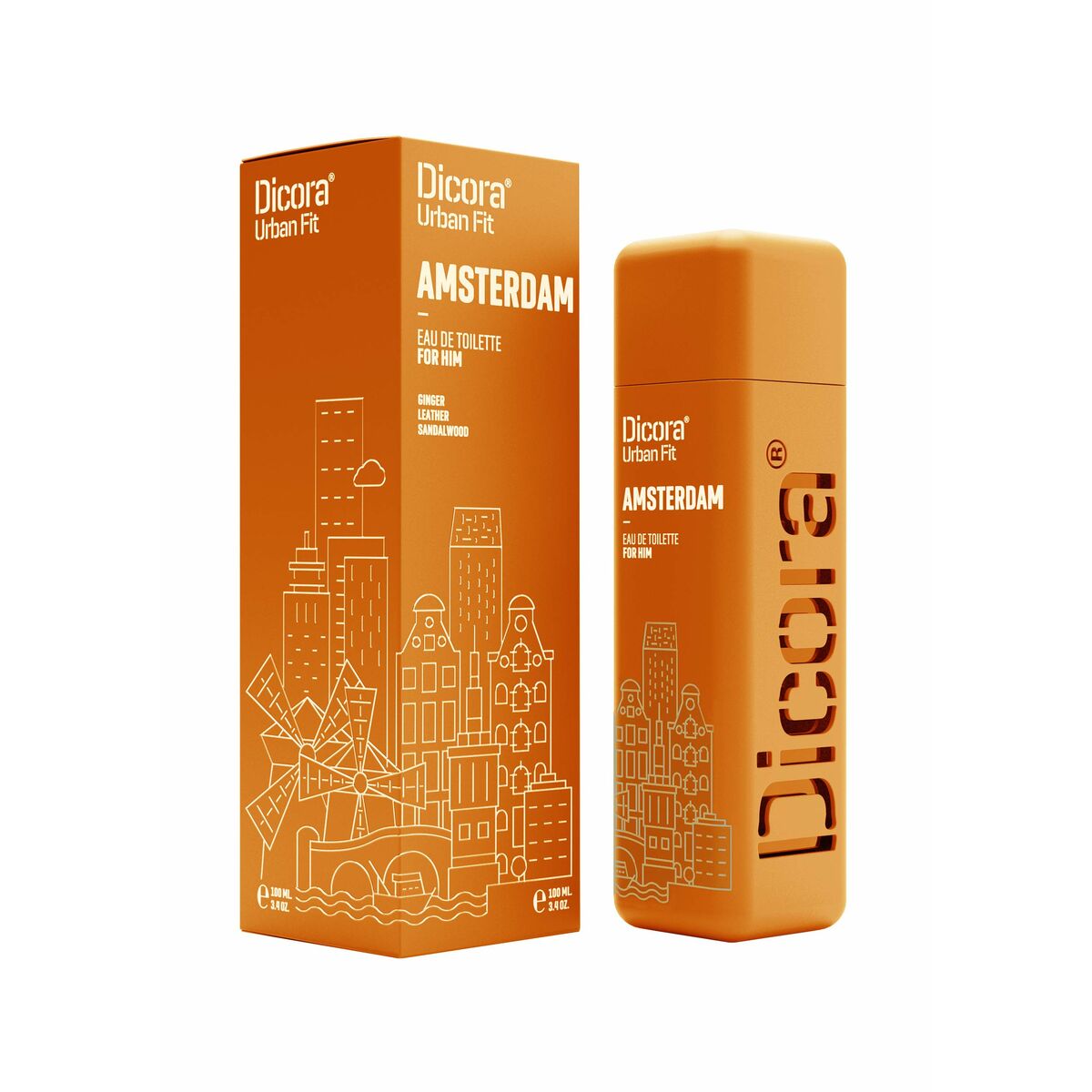 Мъжки парфюм Dicora EDT Urban Fit Amsterdam (100 ml)