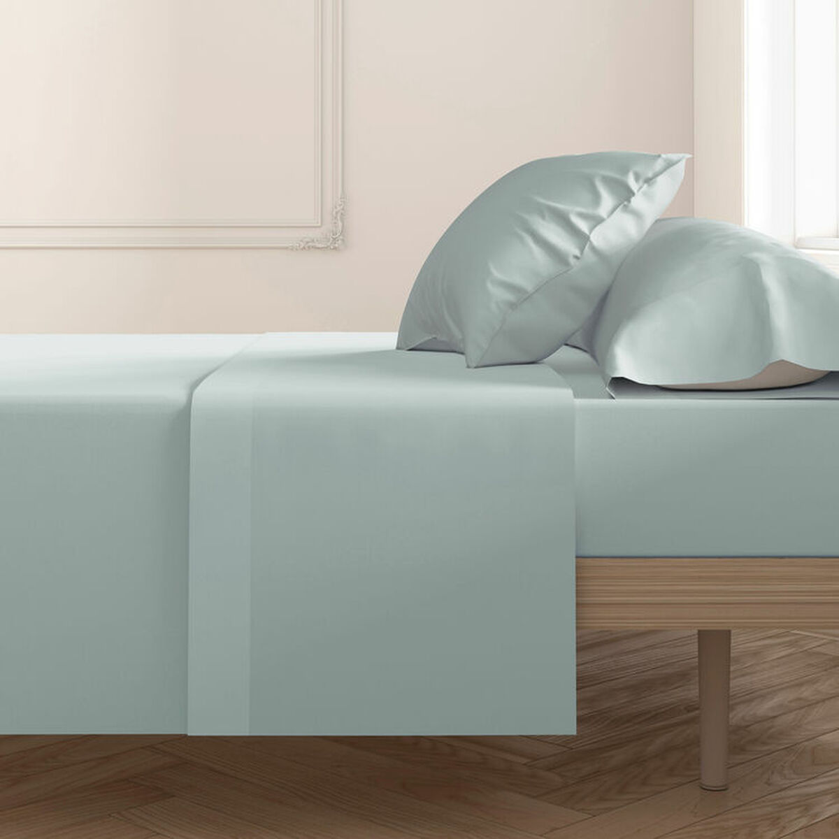 Image secondaire de Drap Happy Home Mix Colors Gris Gran lit 2 persones