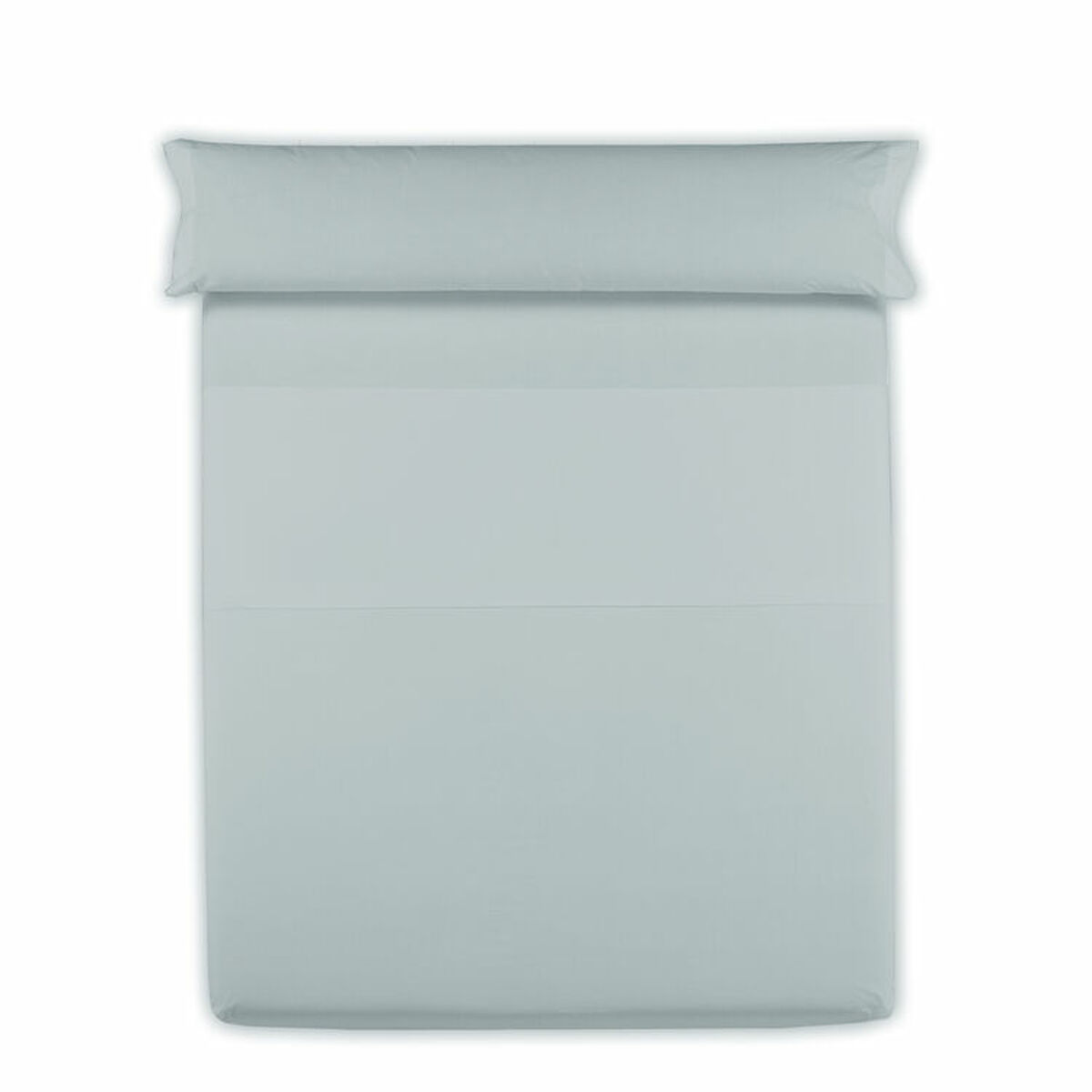 Pillowcase Happy Home Light grey Double