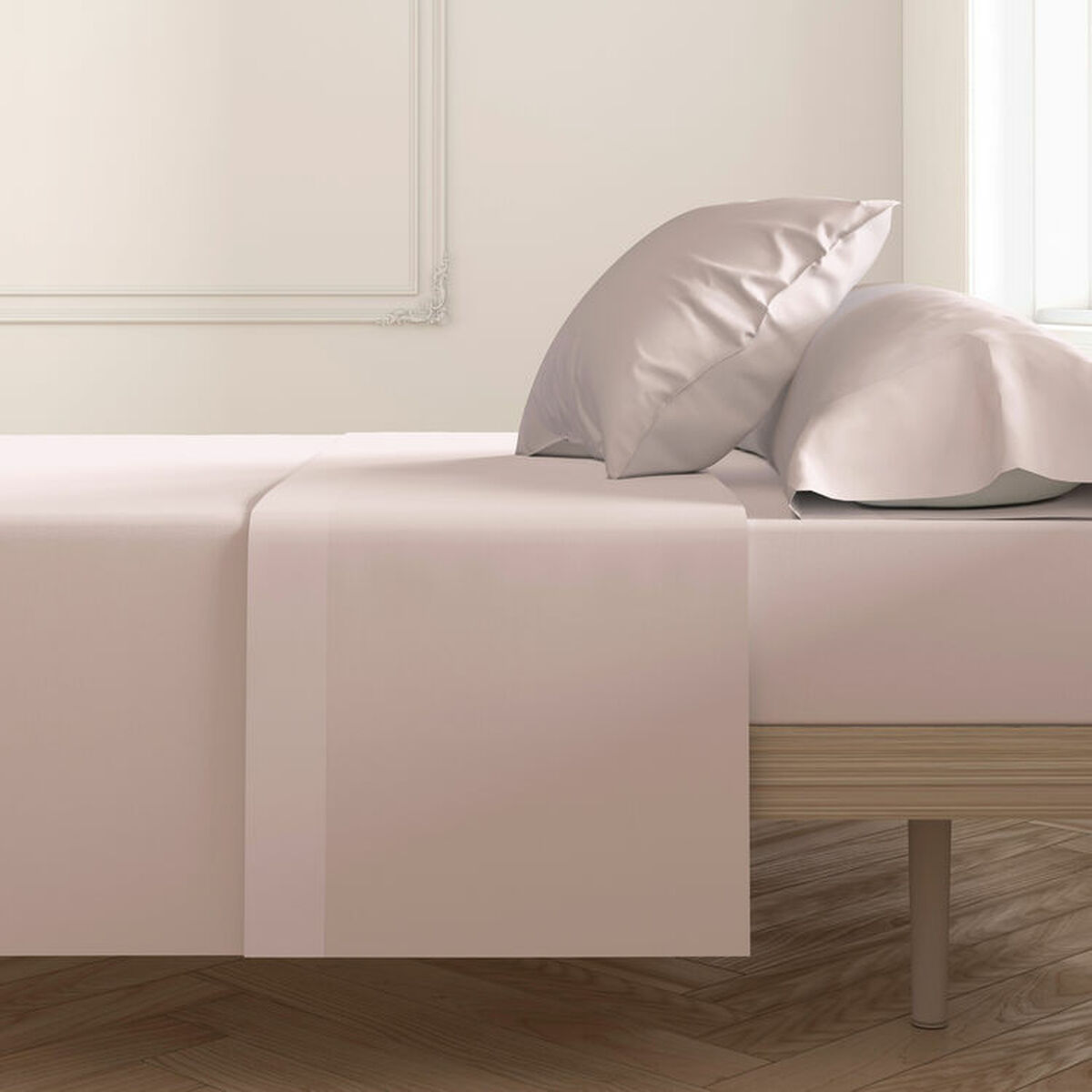 Image secondaire de Drap Hosteline Mixcolors Rose Lit 1 persone