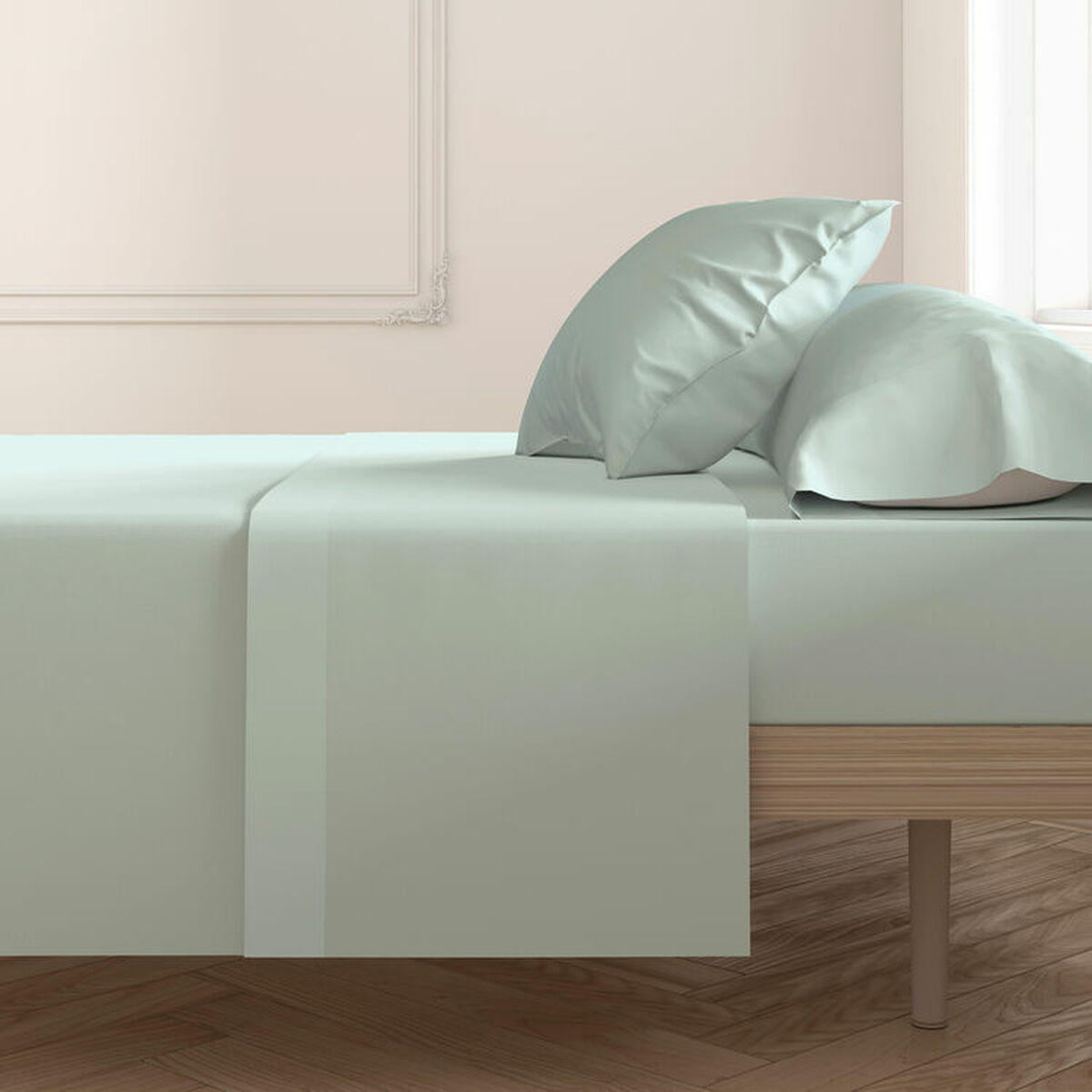 Image secondaire de Drap Hosteline Mixcolors Vert Lit de 120