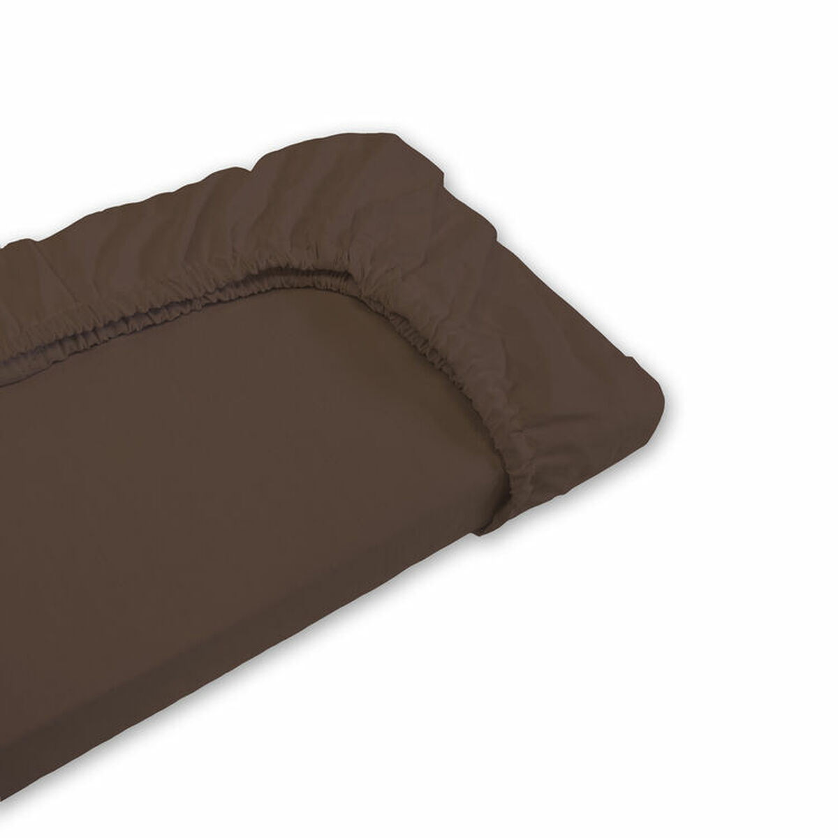 Drap housse Happy Home Mix Colors Marron Lit 1 personne