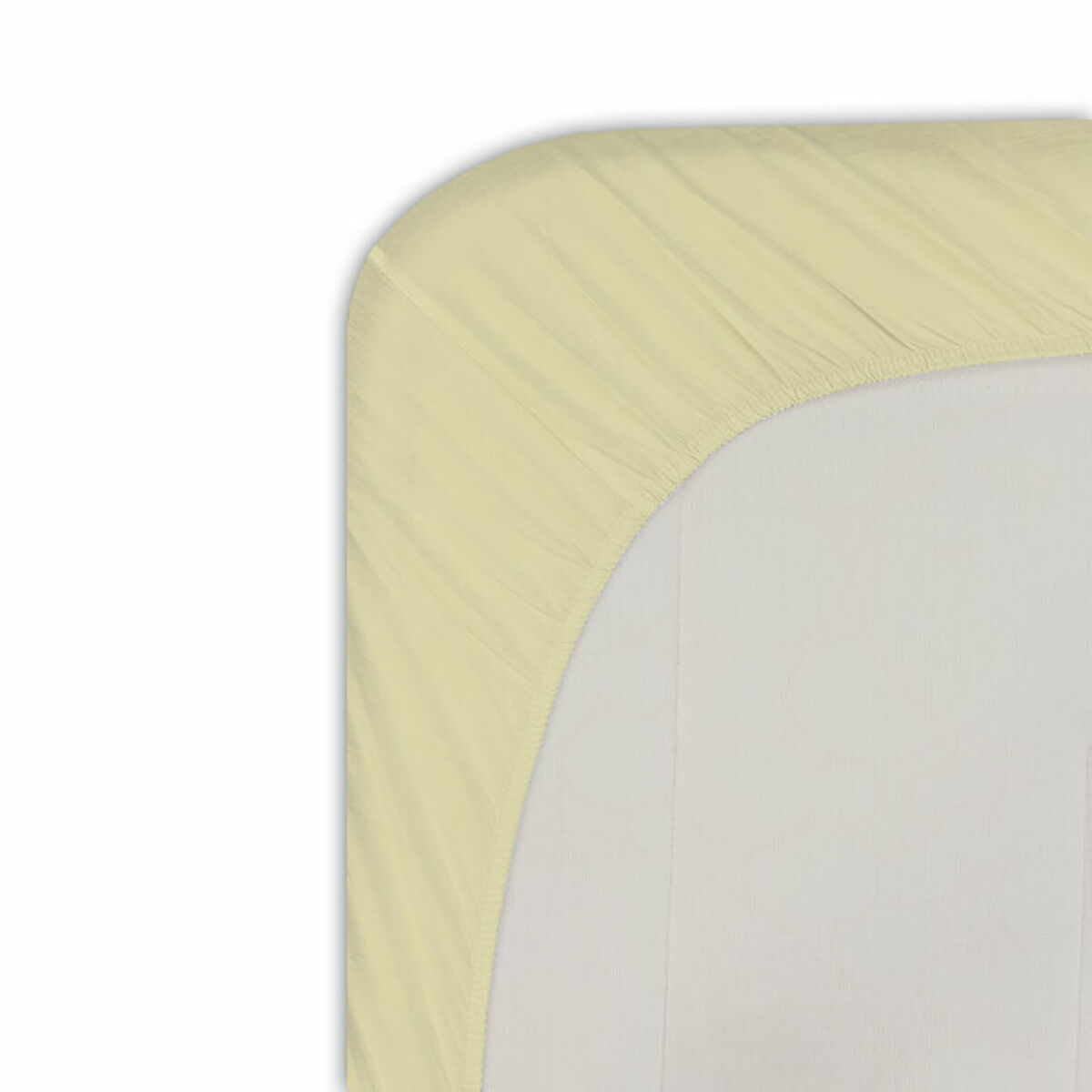 Verstelbaar onderlaken Happy Home Mix Colors Geel Bed van 80