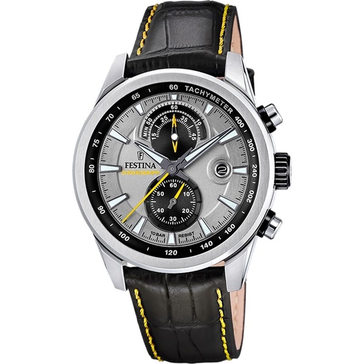 Ανδρικά Ρολόγια Festina F20695/4 Μαύρο Γκρι