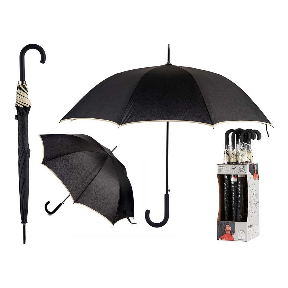 Umbrella Black Cream Metal Fibre (95 x 95 x 86 cm)