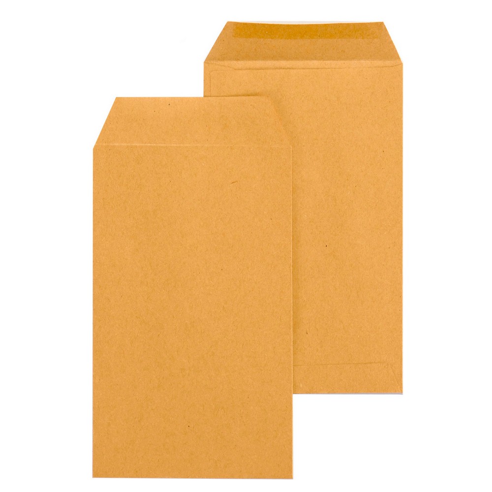 Envelopes Brown (3 x 10 x 17 cm) (48 Pieces)