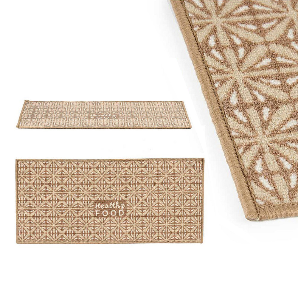 Carpet Healthy Food Beige Polyamide Latex (40 x 1 x 90 cm)