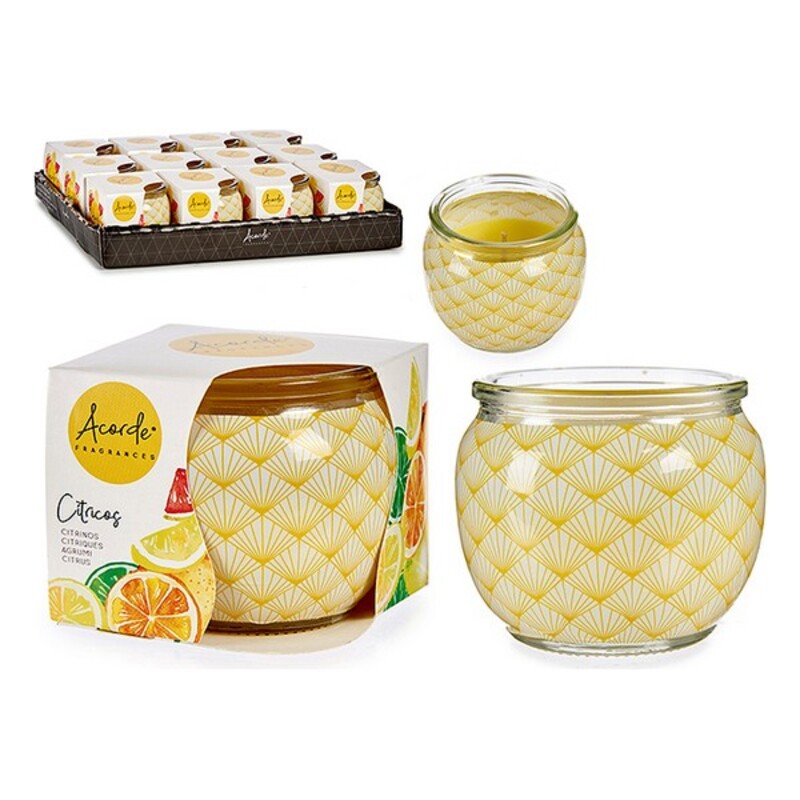 Candle Citric Yellow (7 x 6 x 7 cm)