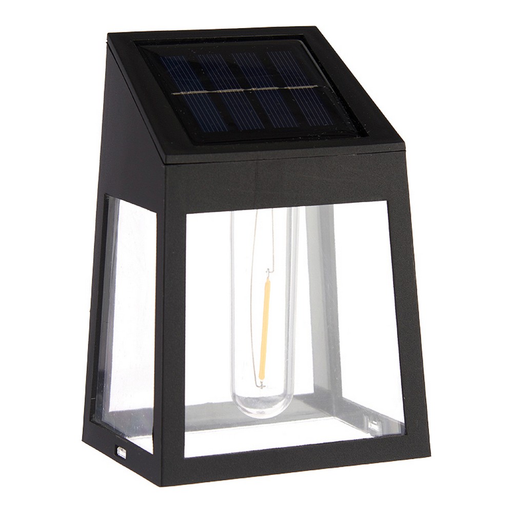 Solar Lamp Black Plastic (6,6 x 13 x 9,3 cm)