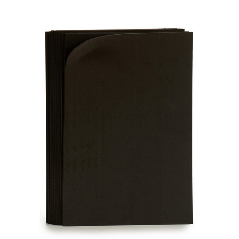 Paper Black Eva Rubber 10 (30 x 2 x 20 cm) (10 Pieces)