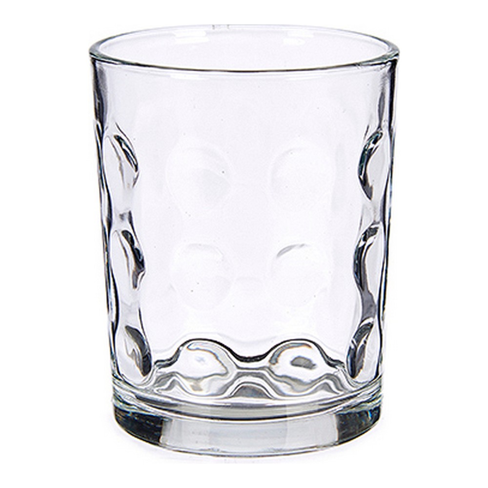 Set de Vasos Vivalto Puntos Cristal (400 ml) (4 Piezas) (8,5 x 10 x 8,5 cm) (400 ml x 4)