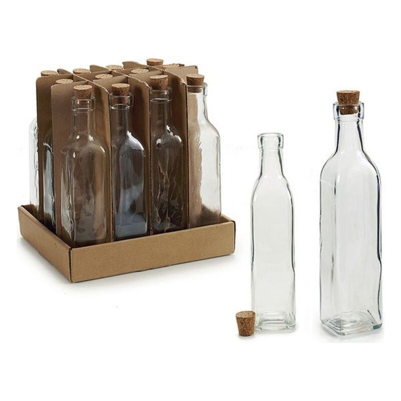Glass Bottle 26586 Squared (25 cl)