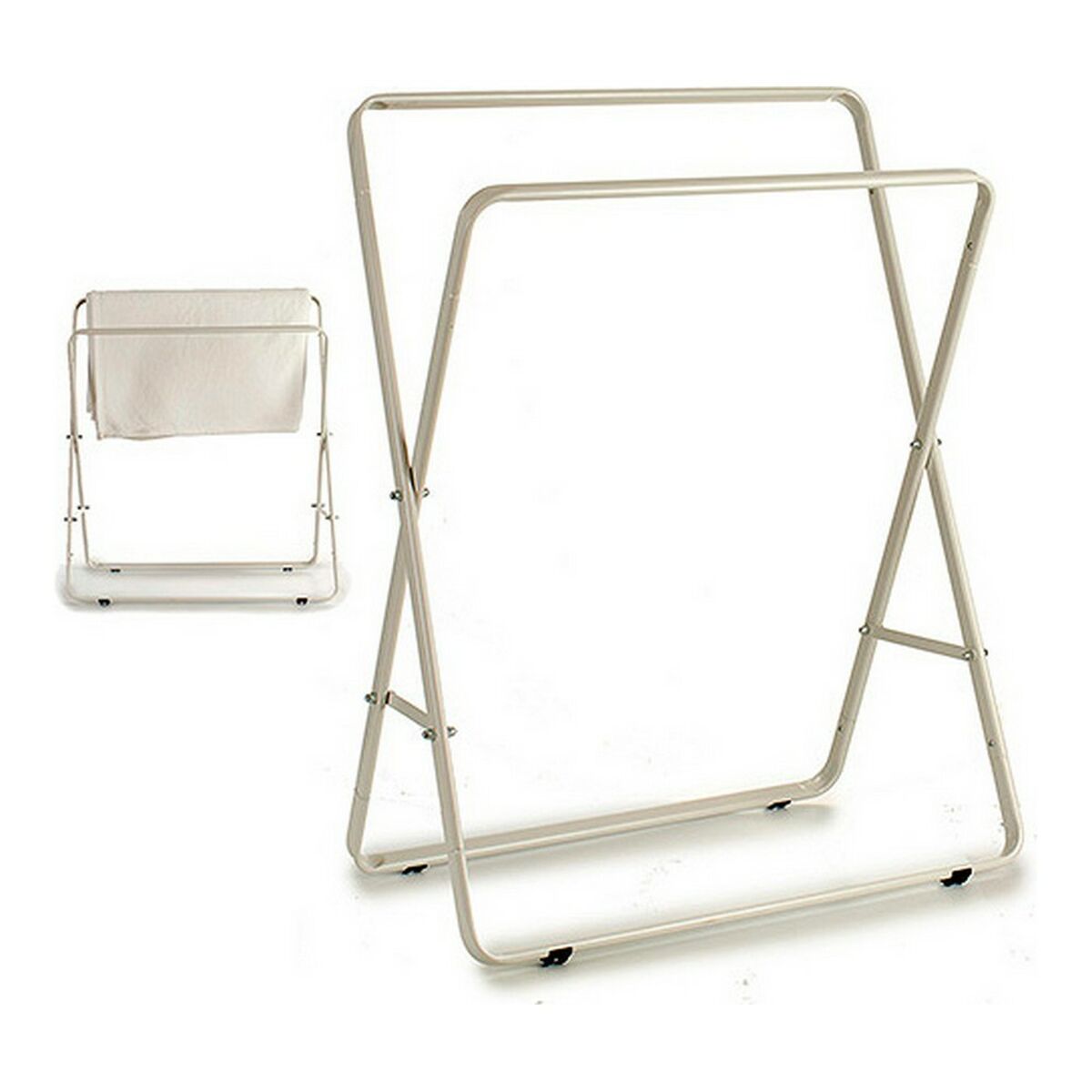 Handdoekenrek Dubbel (35 x 80 x 66 cm)