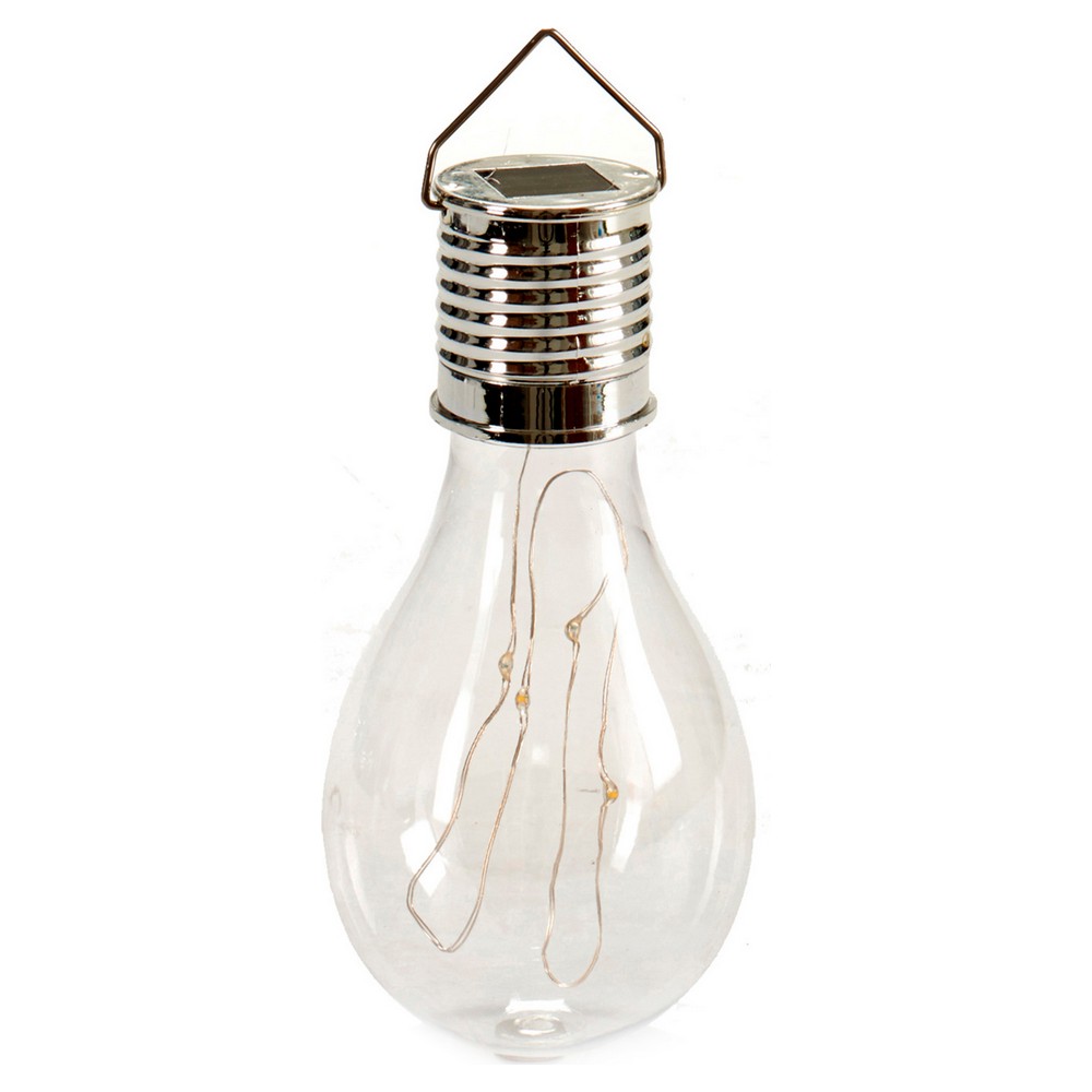 Lámpara con Forma de Bombilla Plástico (7,5 x 15 x 7,5 cm)
