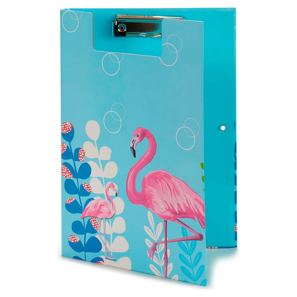 Folder Flamingos Clip A4 (2 x 32 x 23 cm)