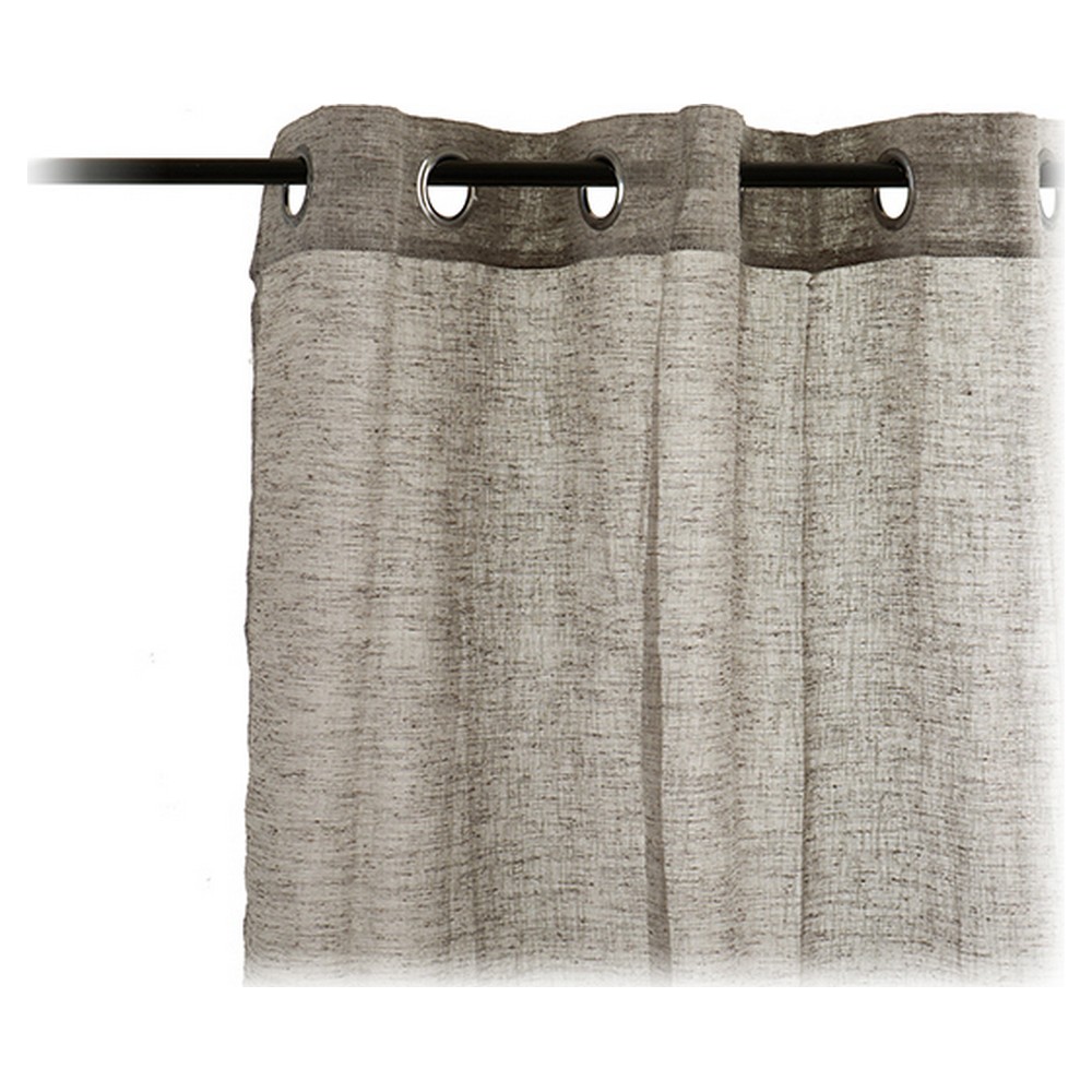 Rideaux Marron Tissu Polyester (260 x 1 x 140 cm)