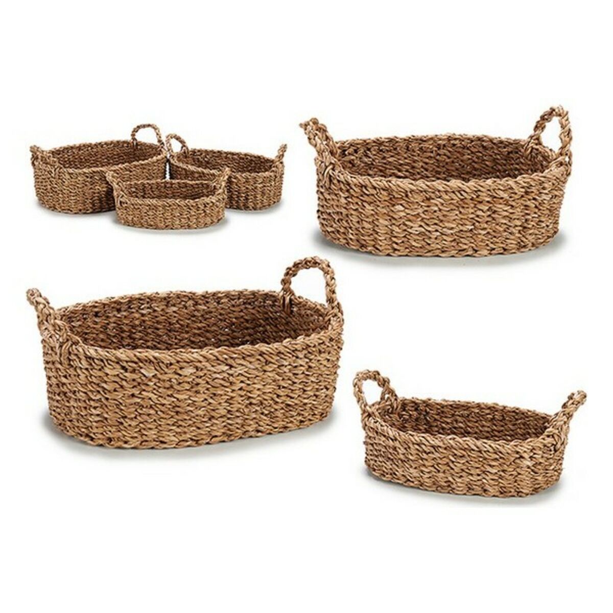 Set of Baskets Brown (3 Pieces)
