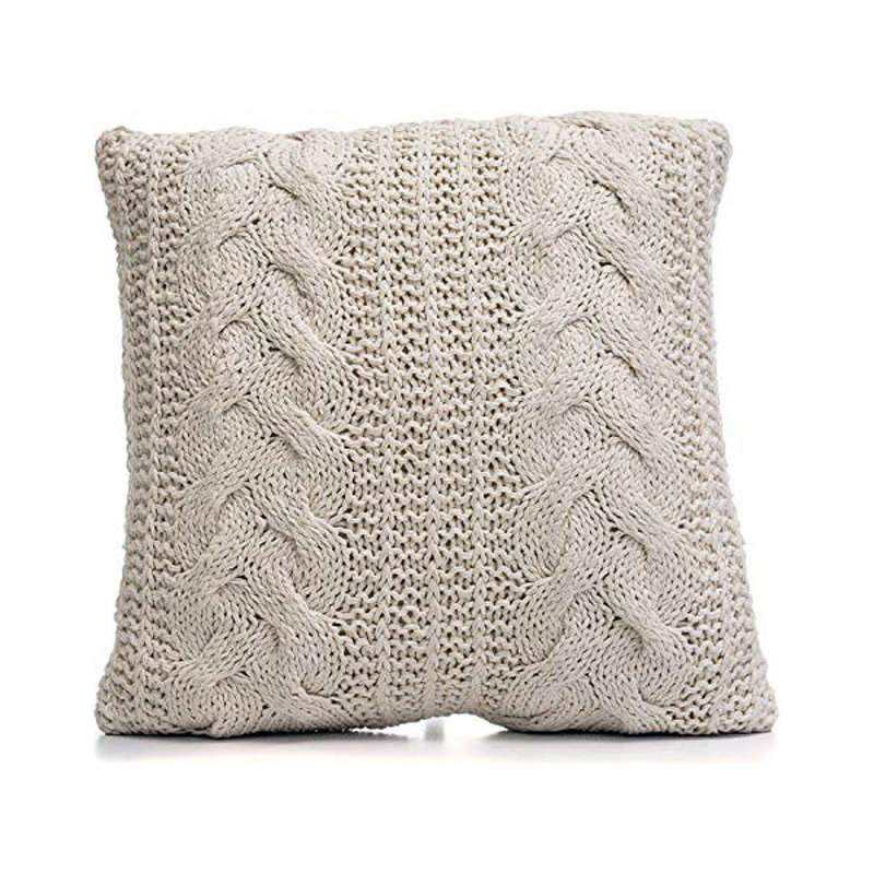 Cushion Wool (60 x 20 x 60 cm) Cream
