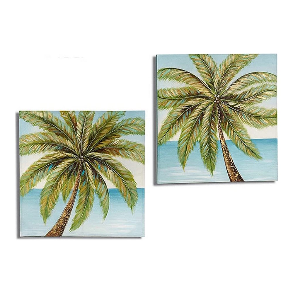 Canvas Palm Tree Canvas (3 x 80 x 80 cm)