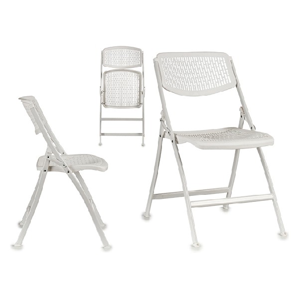 Folding Chair Doblin White Plastic (44 x 82 x 45 cm)