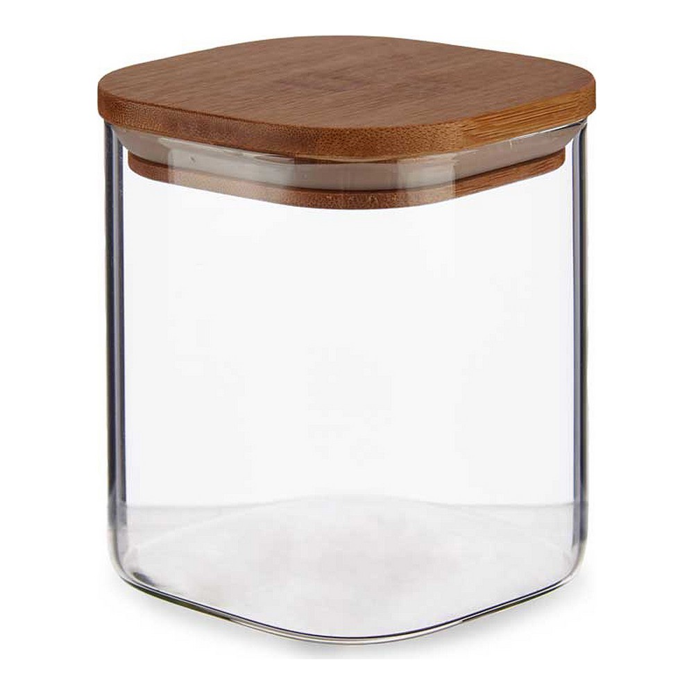 Blik Bruin Transparant Bamboe Borosilicaatglas (880 ml)