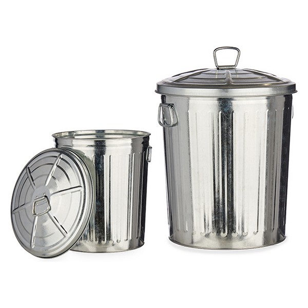 Waste bin Steel With lid (25 L)