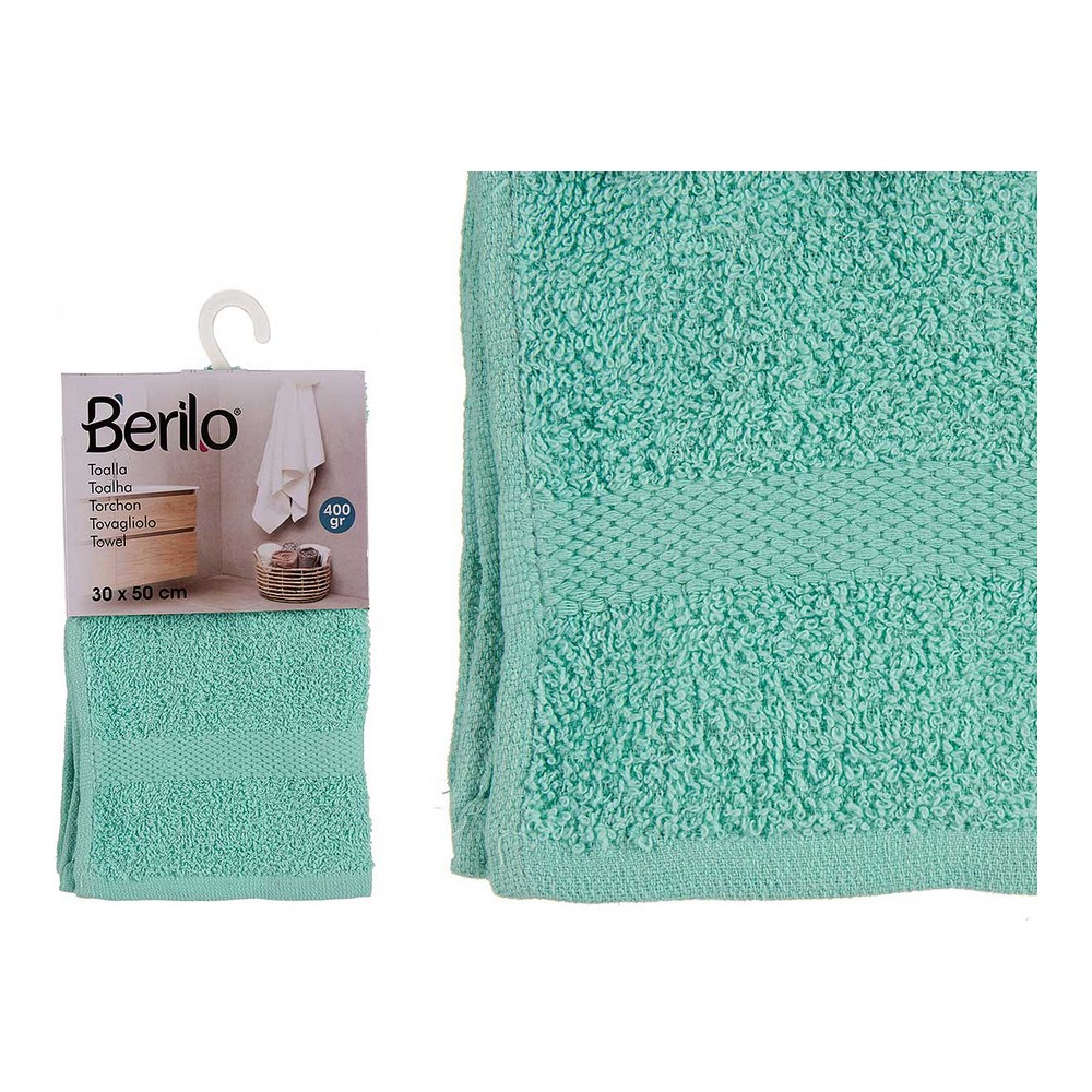 Bath towel Turquoise (30 x 50 cm)