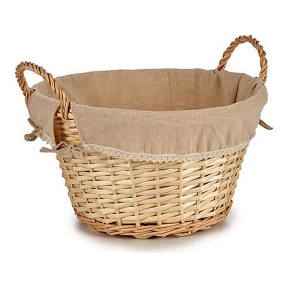Basket Cloth White wicker (36 x 29,5 x 50 cm)