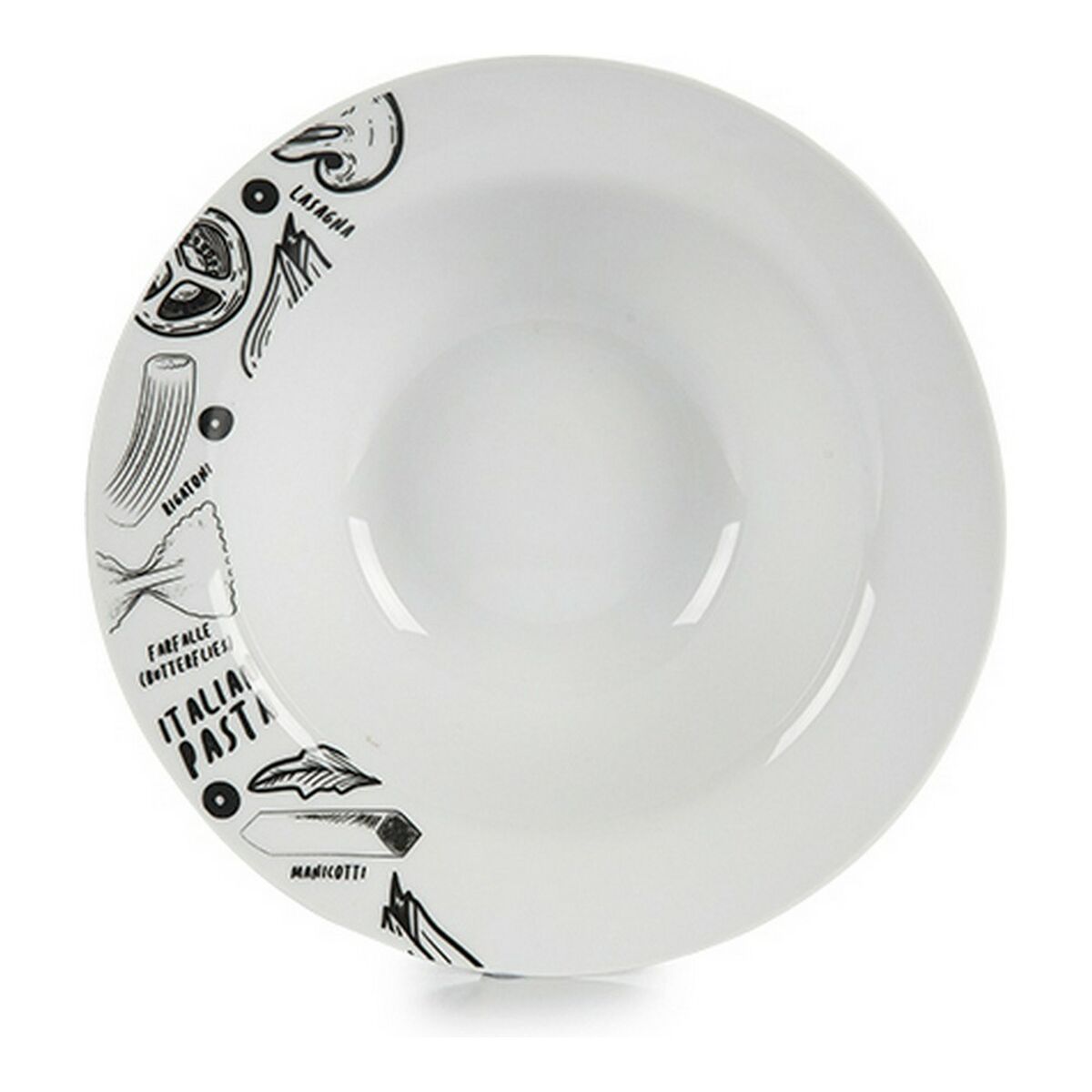Plato Porcelana 23,5 x 6,5 x 23,5 cm (Ø 23 cm)