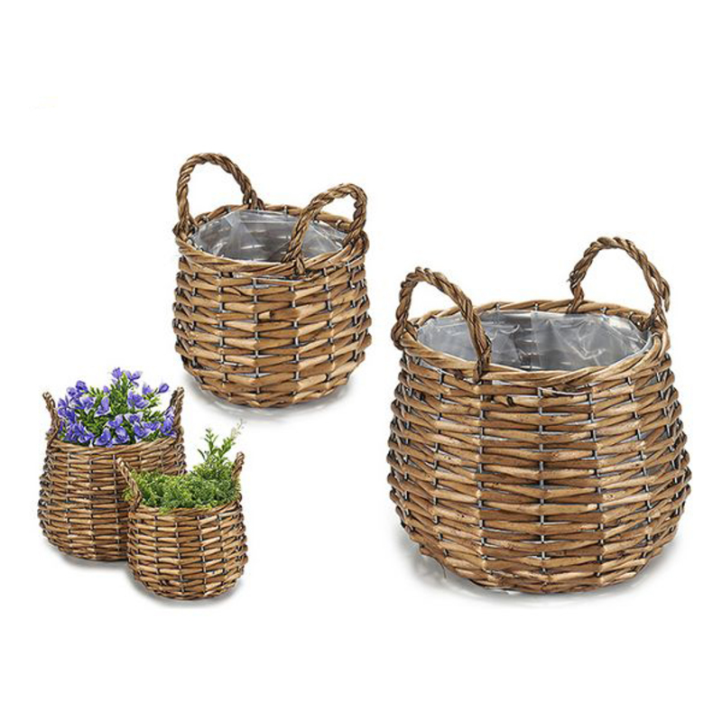 Basket set wicker (2 pcs)