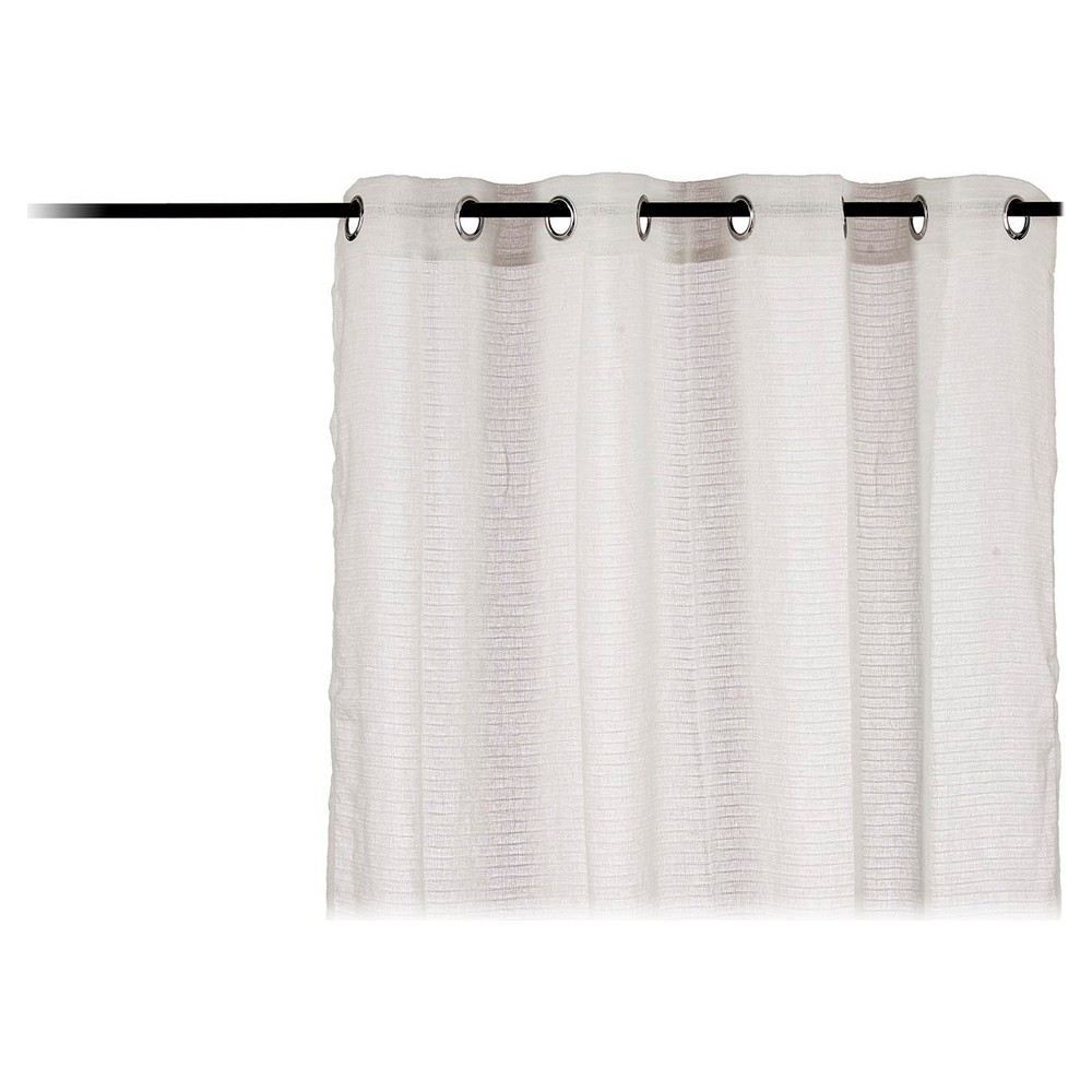 Rideau Visillo Blanc Polyester (140 x 260 cm) (140 x 260 cm)